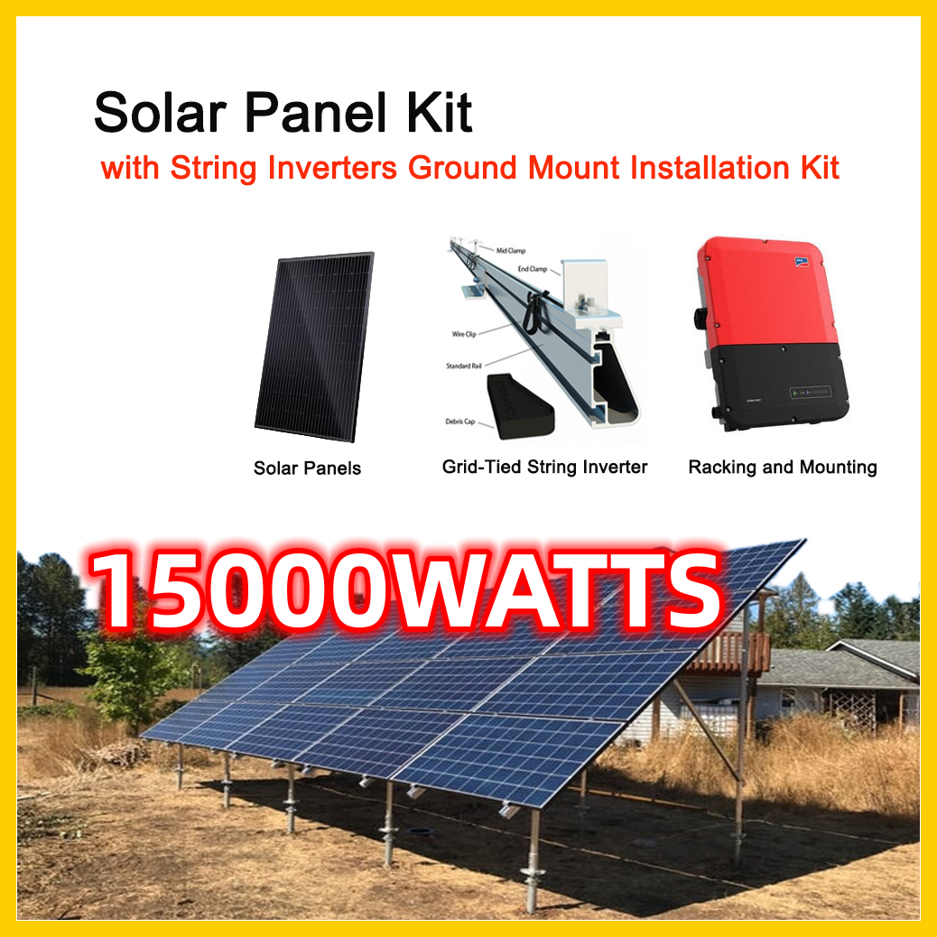 15kW Solar Panel Ground Mount Installation Kit