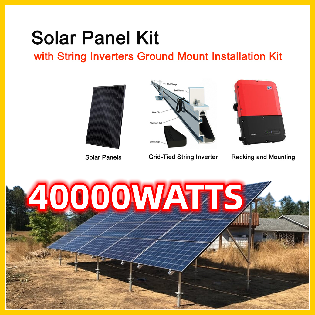 40kW Solar Panel Ground Mount Installation Kit